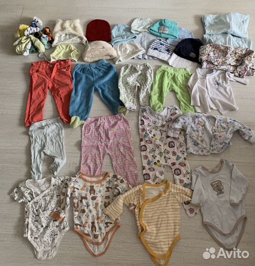 Пакет вещей для ребенка 62,68,74