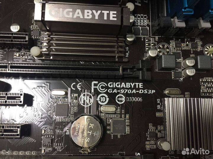 Материнская плата с процессором, кулером, озу