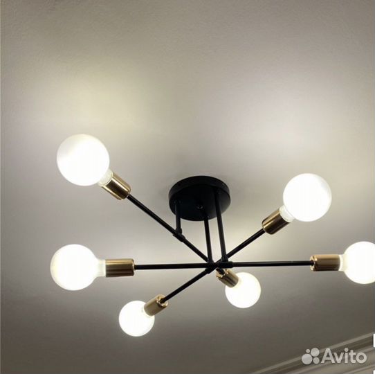 Люстра подвесная 6ти рожковая