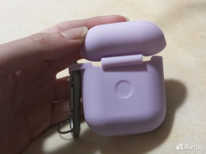 Чехол на наушники airpods 1/2