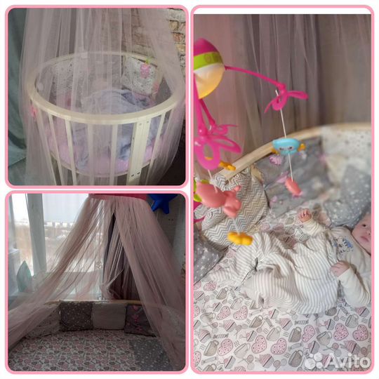 Детская кроватка трансформер