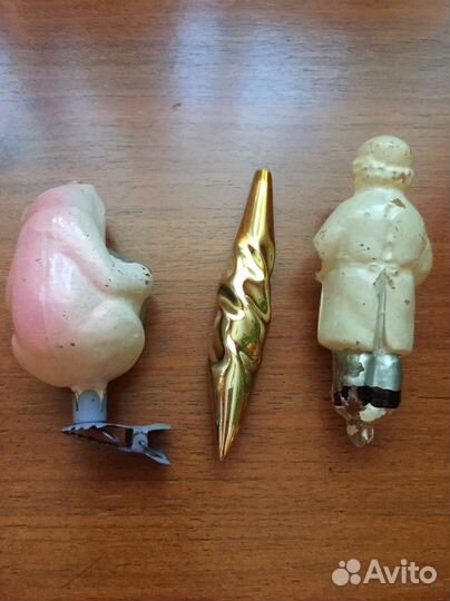 Елочные игрушки СССР на реставрацию