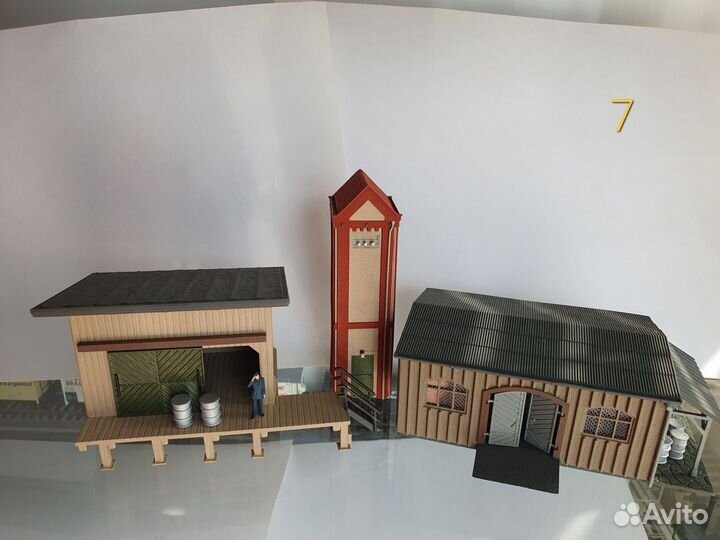 Модели построек для жд макета 1:87