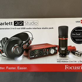 Студийный комплект Focusrite Scarlett 2i2 2nd Gen