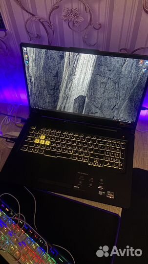 Ноутбук asus TUF gaming ryzen 7 4800h