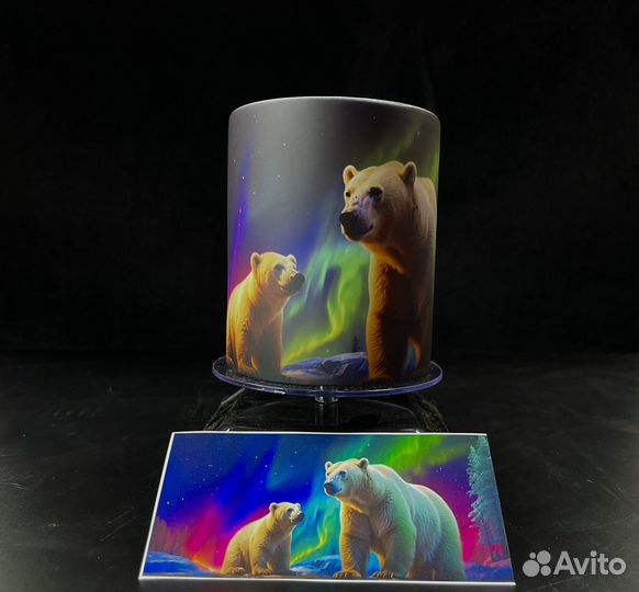 Кружка матовая хамелеон