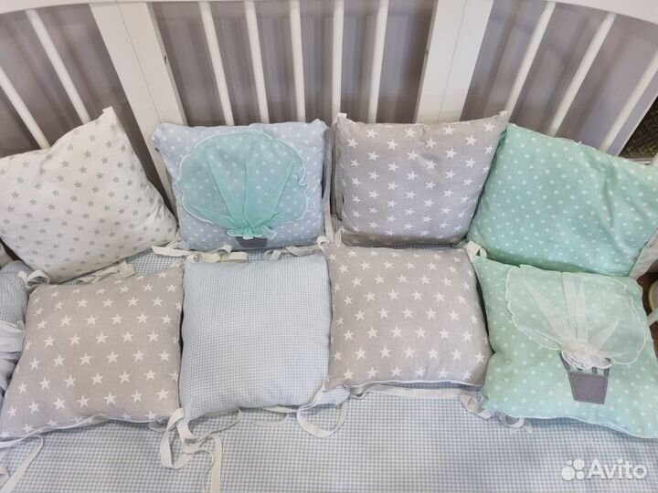 Бортики в детскую кроватку