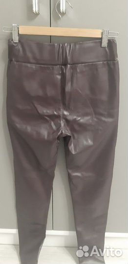 Лосины кожзам новые XL
