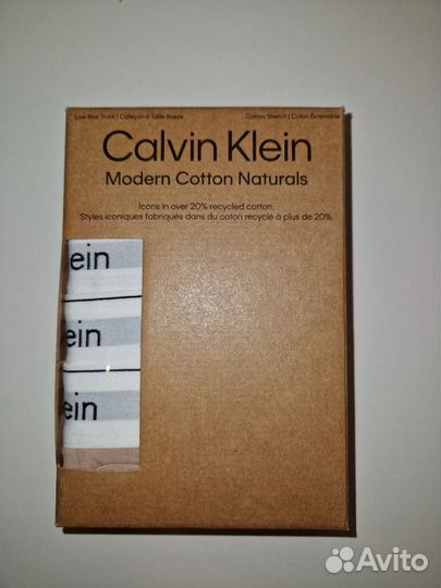 Мужские трусы Calvin Klein, уп-ка из 3шт, оригинал