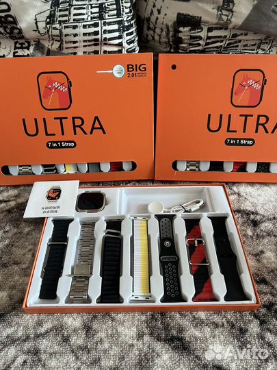 Apple watch ultra и 7 ремешков
