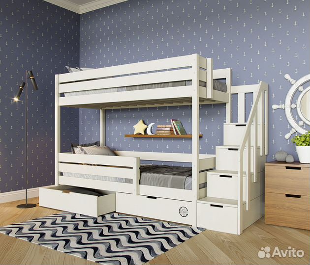 Двухъярусная кровать детская