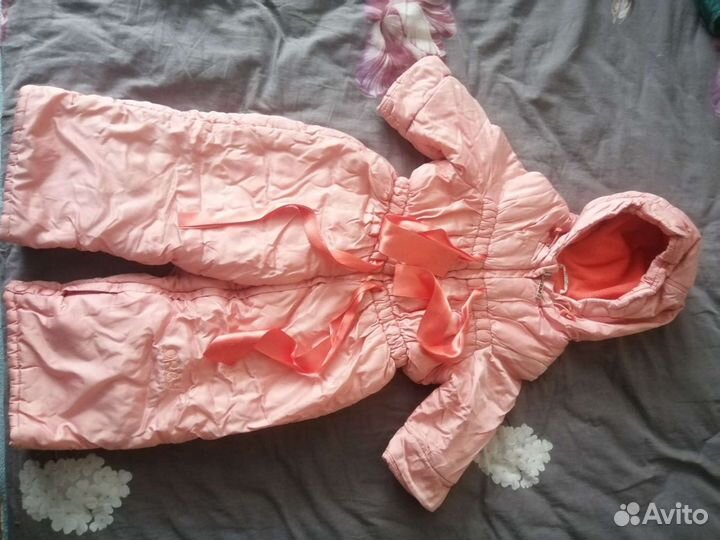 Детский демисезонный комбинезон на девочку