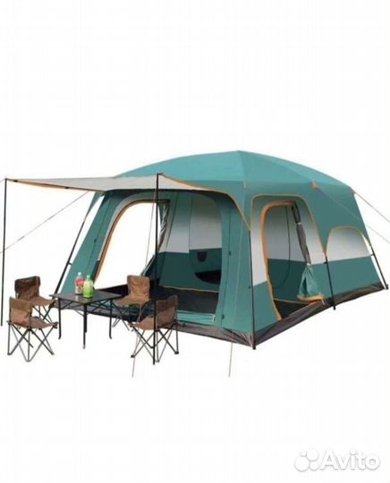 Палатка туристическая 10 местная с тамбуром