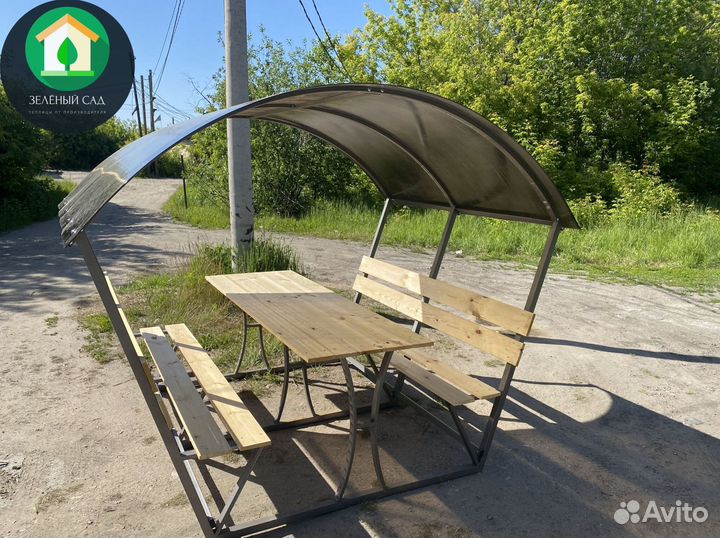Беседка из поликарбоната