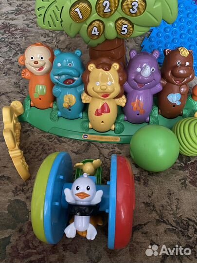 Детский боулинг животные африки и колесо