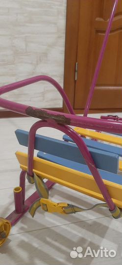 Детские санки с колесами