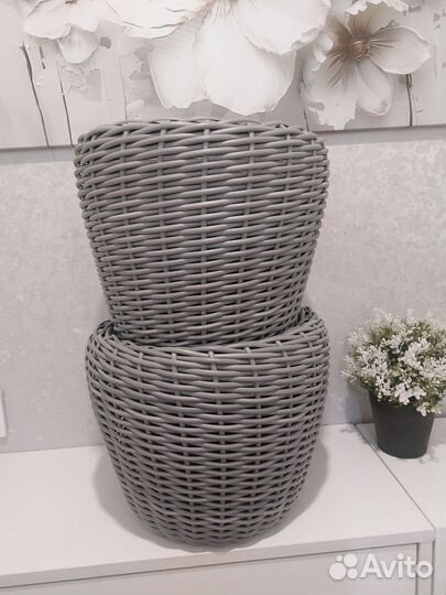Кашпо из ротанга 10 литров