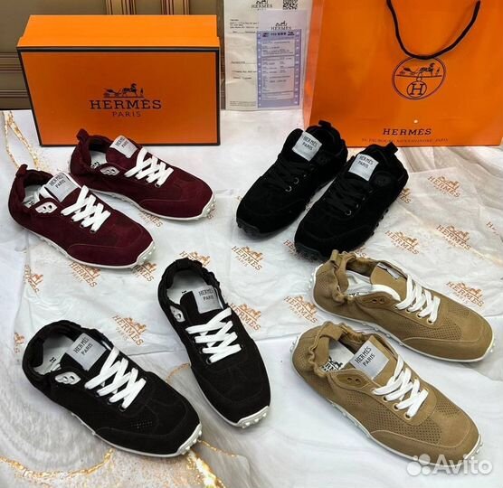 Кроссовки Кеды Hermes женские Размер 36-40