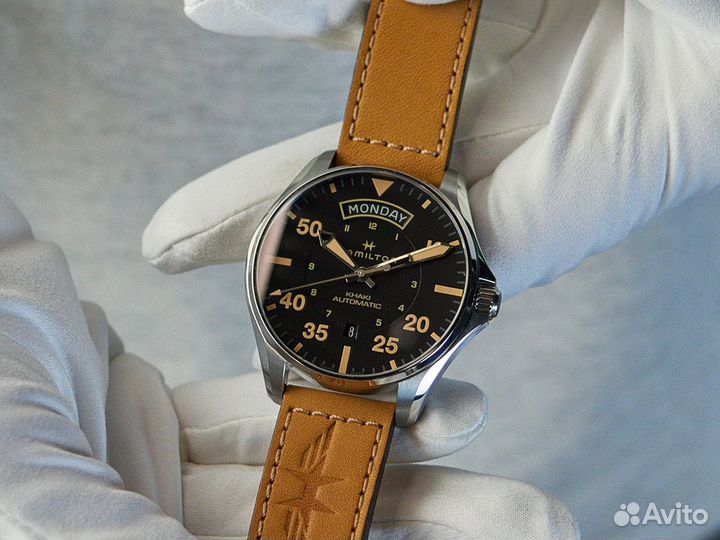 Часы мужские Hamilton Khaki Pilot Day Date Auto
