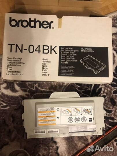 Тонер-картридж brother TN-04BK