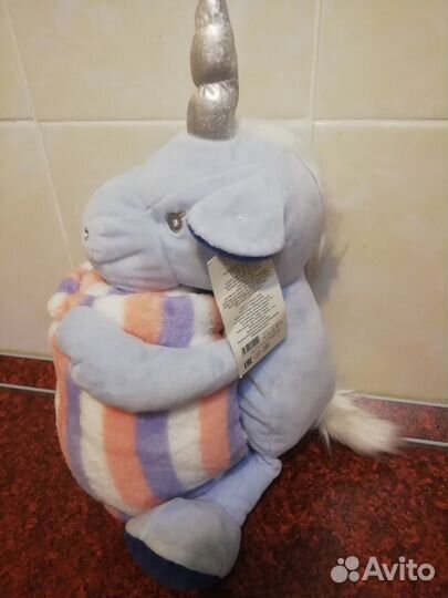Мягкая игрушка Единорог с Пледом