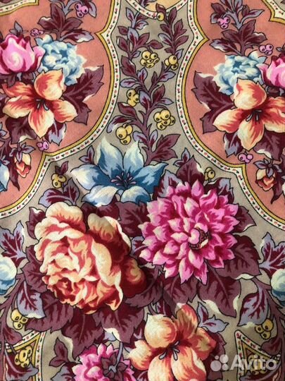 Павловопосадский платок шерсть