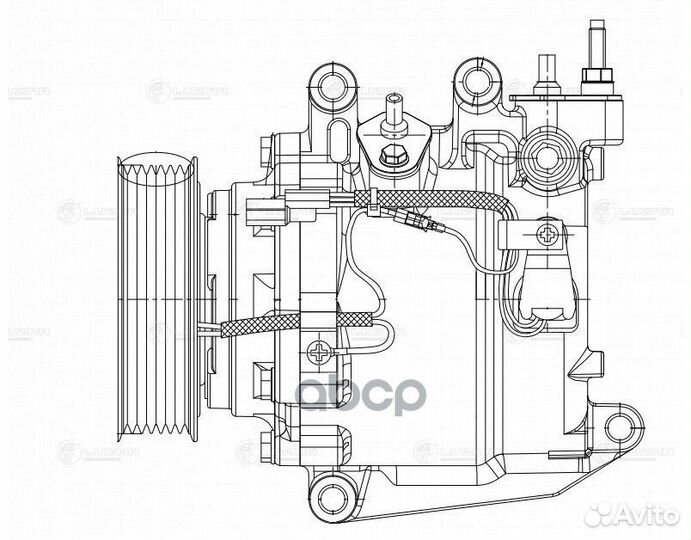 Компрессор кондиц. для а/м Honda Civic 4D/5D (0