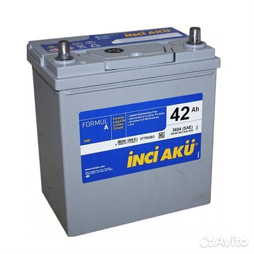 Аккумулятор Inci Aku asia formulа-42 ач о.п.(46B19