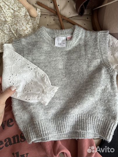 Красивая одежда для девочки 80-86 zara