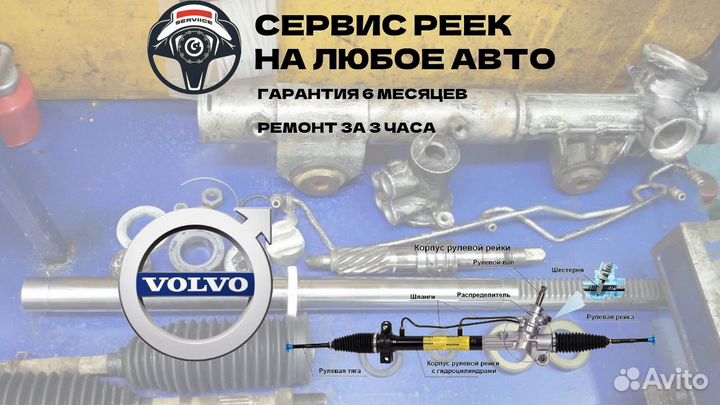 Рулевая рейка Вольво с80 Volvo s80