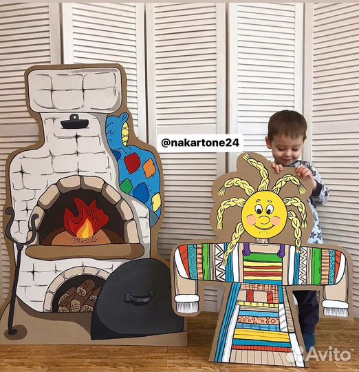 Декор в русско-народном стиле. Декорации масленица