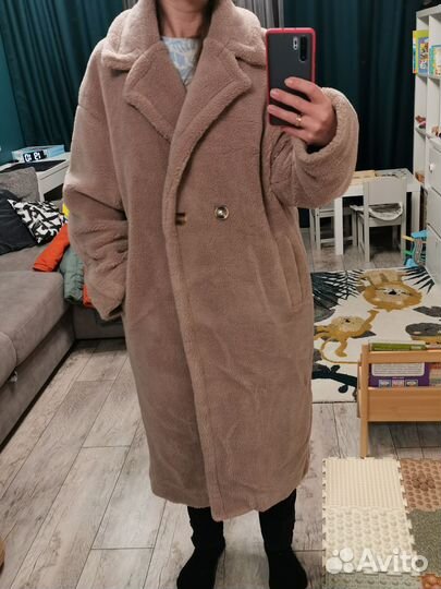 Шуба женская искуственная тедди 46-48