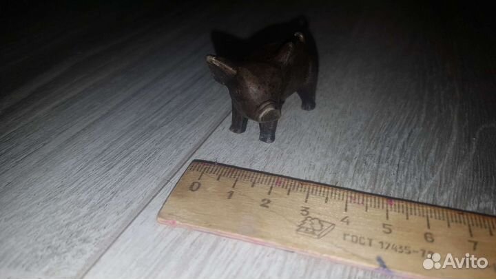 Поросенок из металла СССР