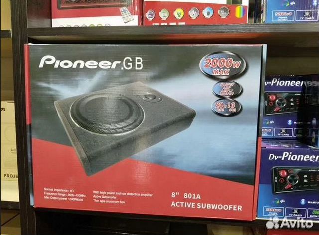 Сабвуфер Pioneer Активный (с усилителем) новый купить в Краснодаре | Авито