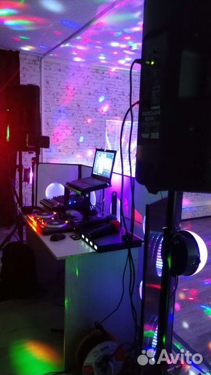 Диджей Dj с Оборудыванием + Бумажное Шоу