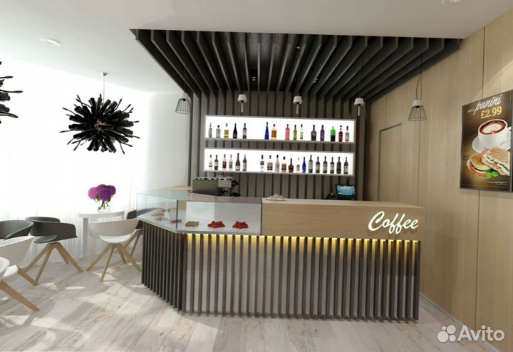 Барная стойка для кофейни