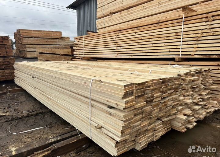 Доска обрезная 1 и 2 сорт