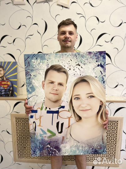 Портрет на холсте