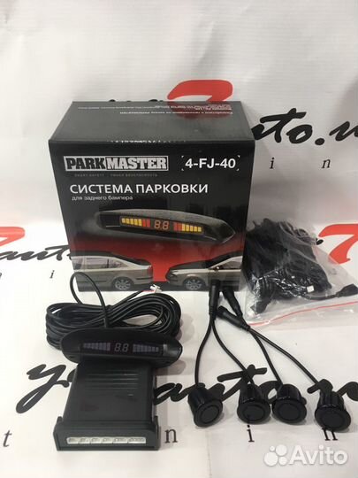 Парктроник parkmaster 4-FJ-40/ монтаж