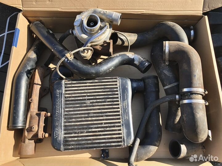 Турбо кит toyota 1hz tlc105 интеркулер турбина