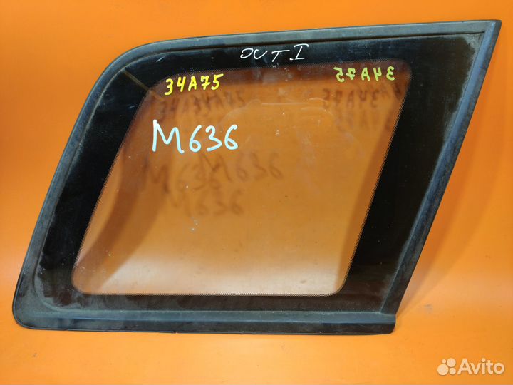 Стекло заднее правое глухое для Mitsubishi Outland