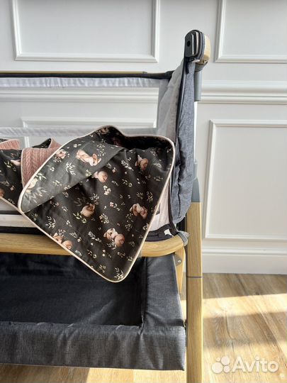 Плед детский вязаный