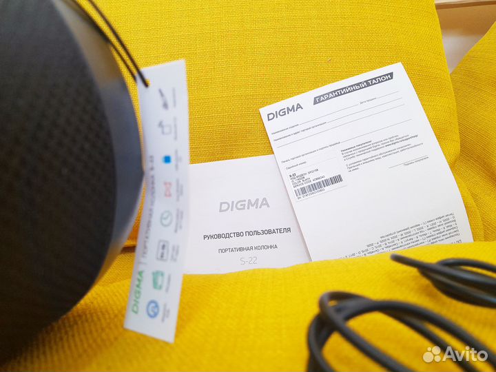 Сочно звучит - портативная колонка digma S-22