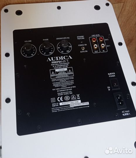 Активный сабвуфер audica microsub