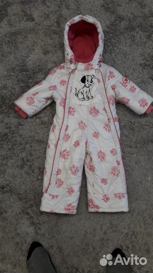 Зимний комбинезон для девочки 80