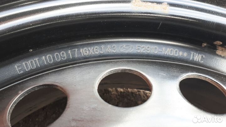 Штампованные диски R16 Hyundai Creta-Kia Seltos