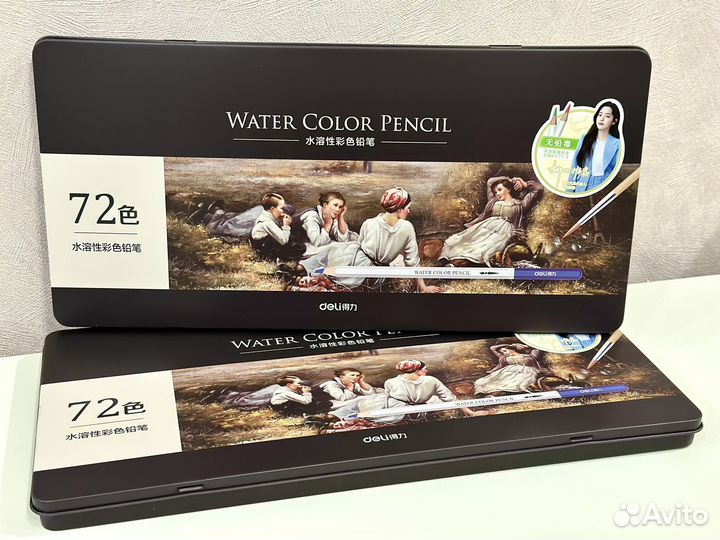 Карандаши акварельные цветные 72 шт (новые)