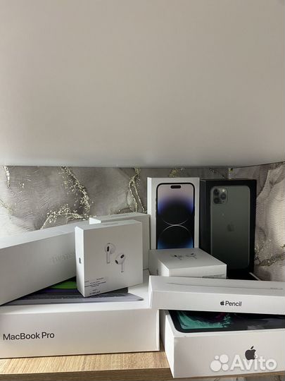 Коробки от техники apple