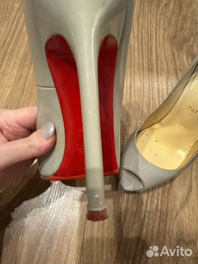 Туфли christian louboutin 38