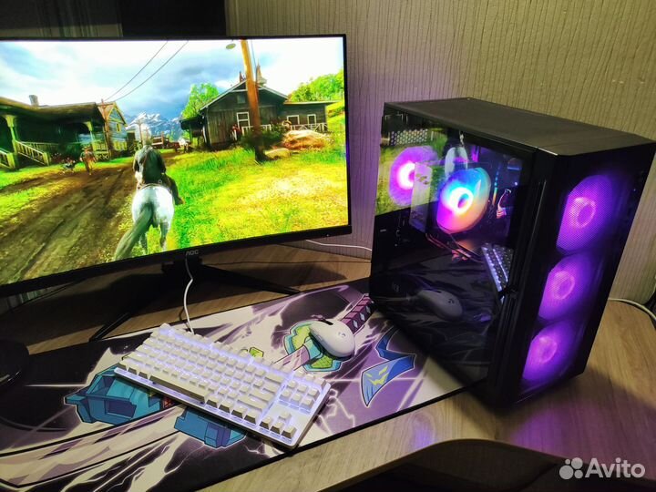 Игровой пк Intel 12 core, RX-5700 XT, 32 Gb, 512